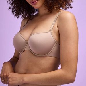 Soft Balconette seamless bra tan